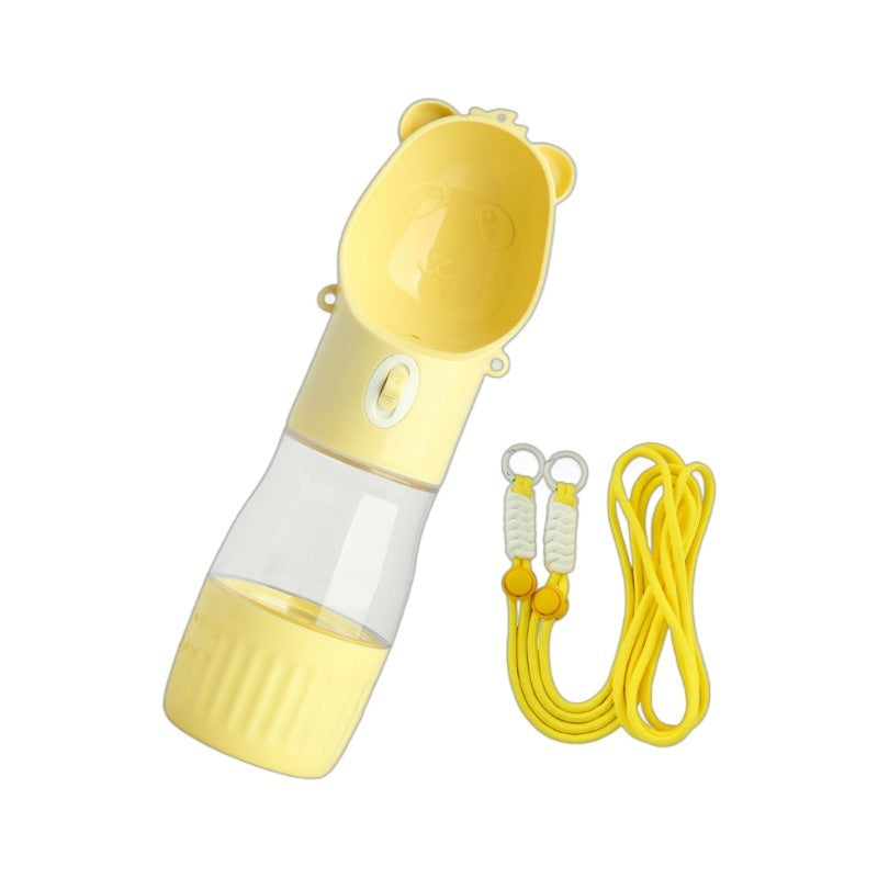 Portable Dog & Cat Water Bottle with Feeder
