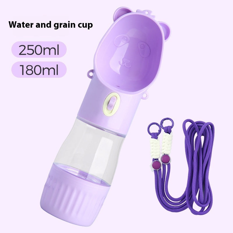 Portable Dog & Cat Water Bottle with Feeder