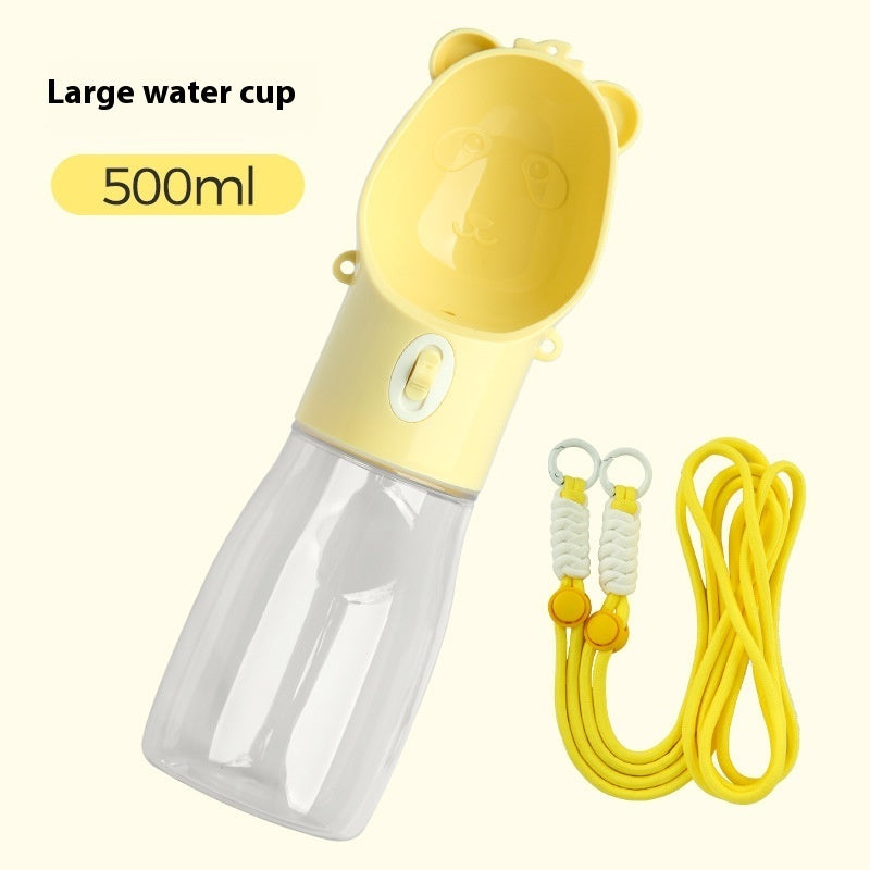 Portable Dog & Cat Water Bottle with Feeder
