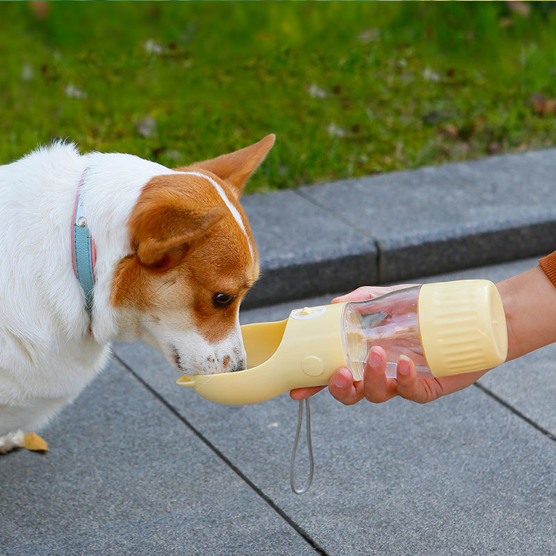 Portable Dog & Cat Water Bottle with Feeder