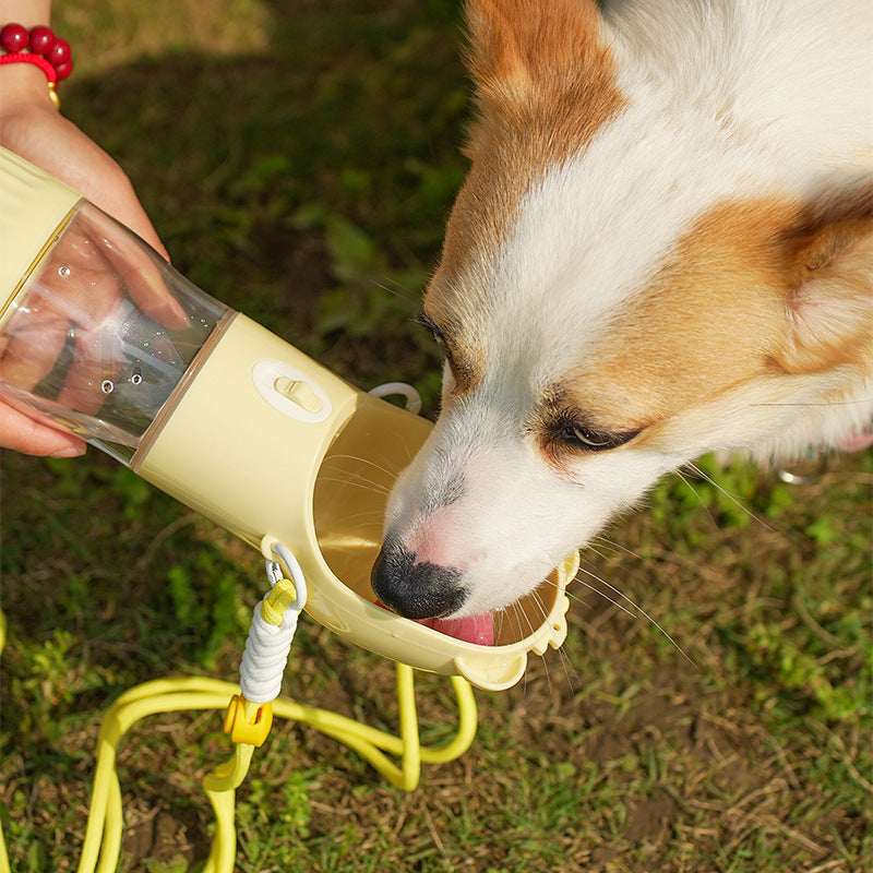 Portable Dog & Cat Water Bottle with Feeder