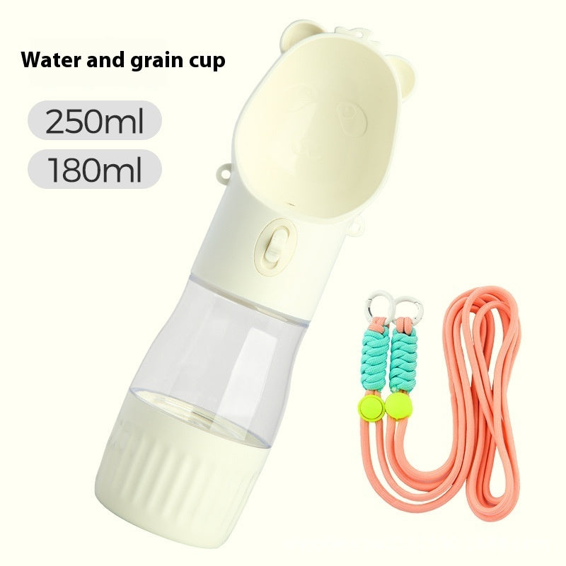 Portable Dog & Cat Water Bottle with Feeder