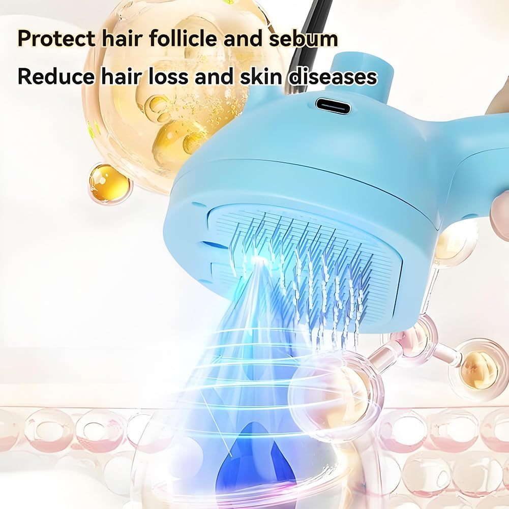 Self-Cleaning Chevaroo Steam Brush for Dogs & Cats