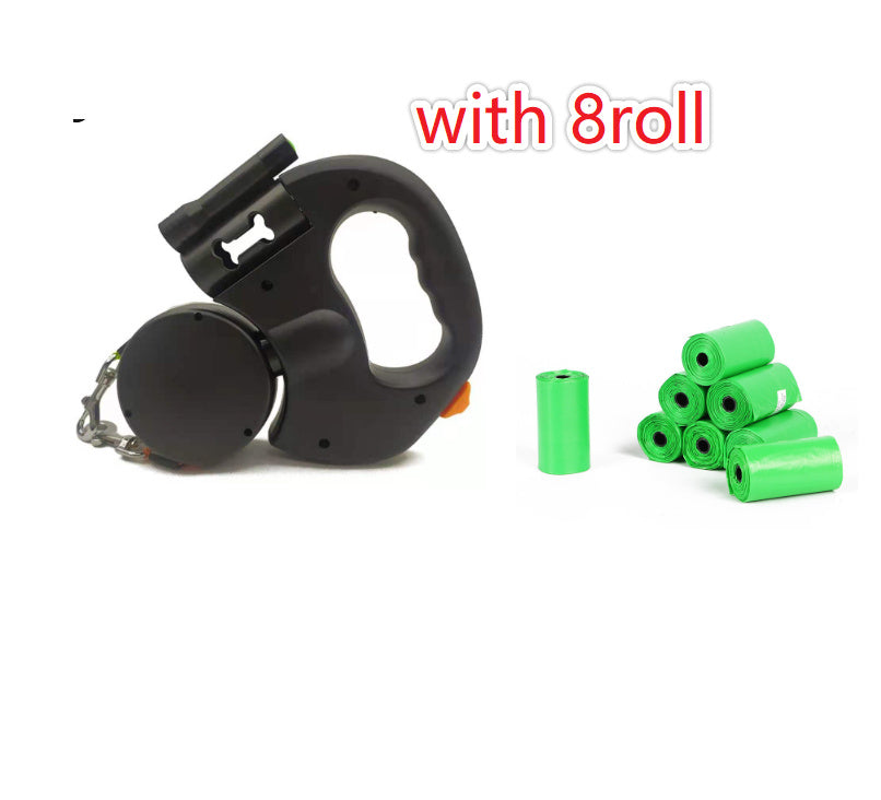 360° Swivel Retractable Leash for Two Dogs