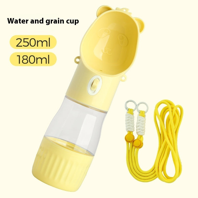 Portable Dog & Cat Water Bottle with Feeder
