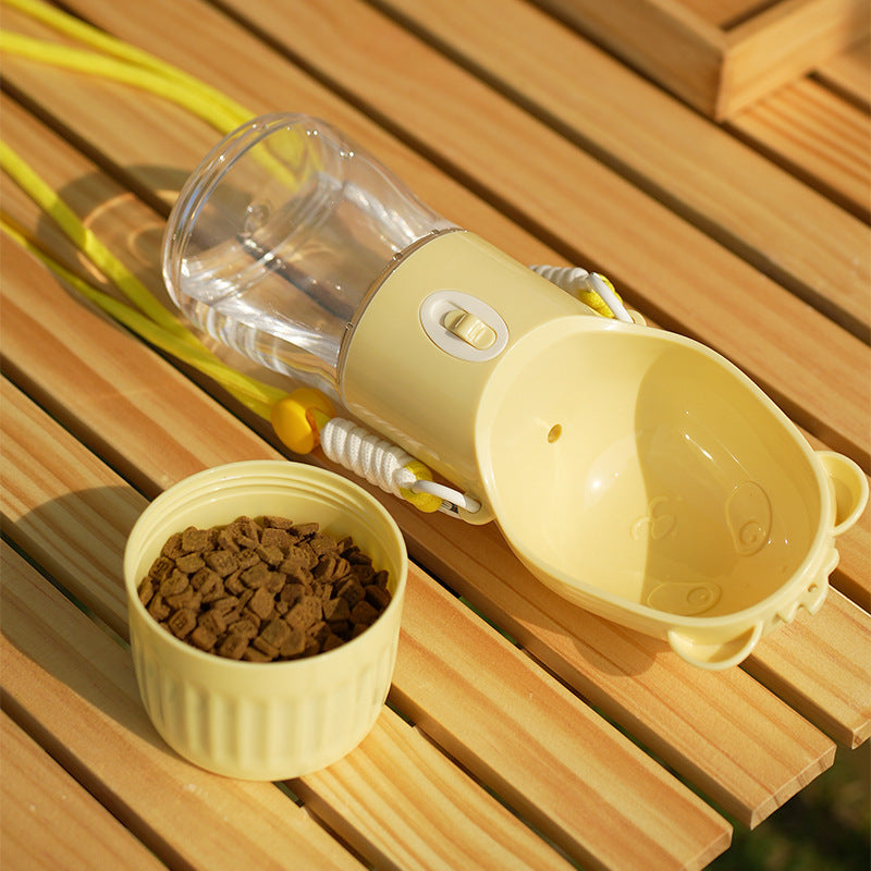 Portable Dog & Cat Water Bottle with Feeder